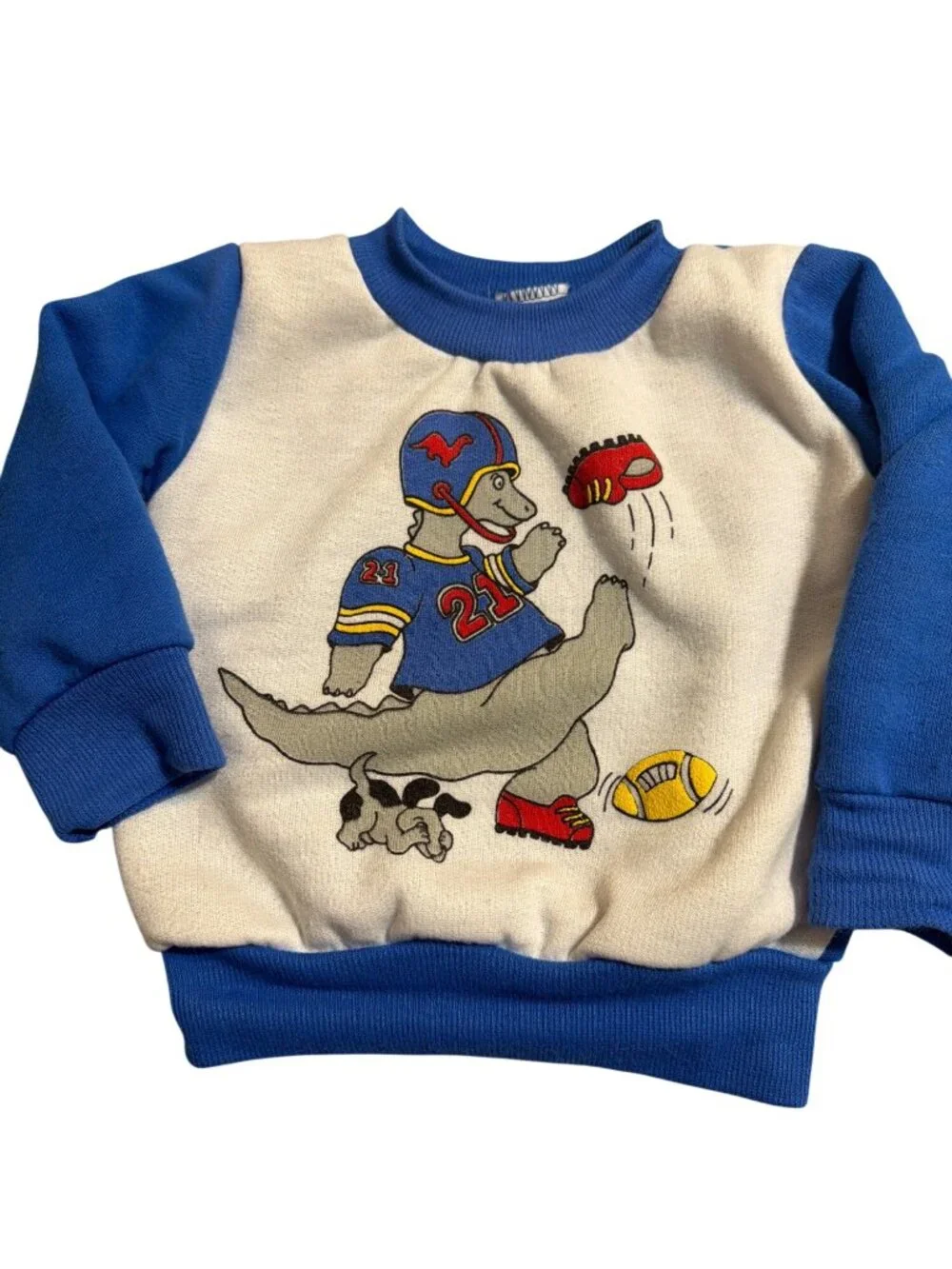 Vintage Andover Togs 2 Piece Sweatsuit All Star Performance Football Dogs Sz 2T